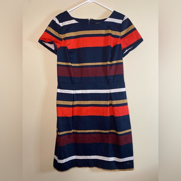 Tommy Hilifiger stripe Dress size 8 women kids - Picture 1 of 2